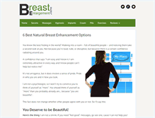 Tablet Screenshot of breastenlargement.name